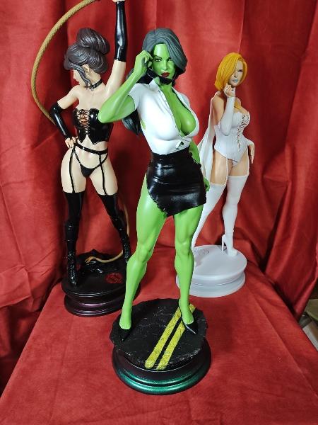 Professionally Painted Marvel She-Hulk Statue 1/4 Sexy Figure !!!