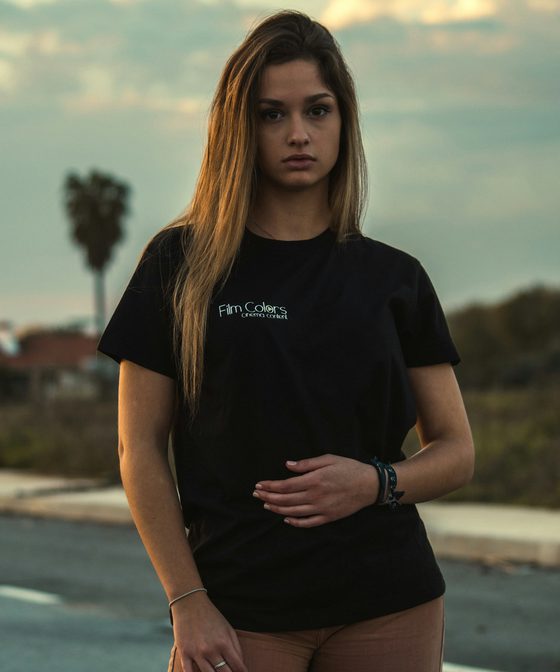Fan wearing a t-shirt they designed themselves