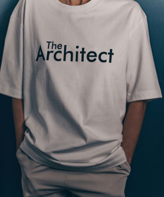 Fan wearing a t-shirt they designed themselves